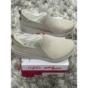 Ryka Womens Low Key 8.5 Wide Women’s Slip On Sneakers Comfort Shoes Casual